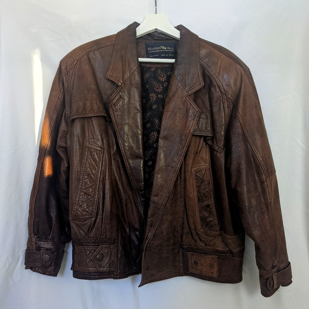 Hunters Run Vintage Leather Jacket